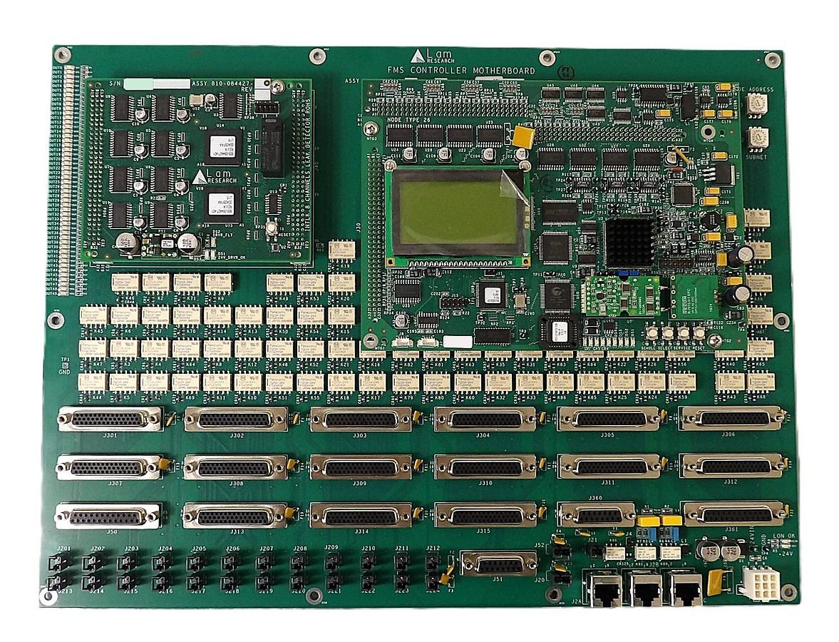 Used Lam Research 810-101752-001 FMS Control Motherboard PCB 810-013872-108 Working