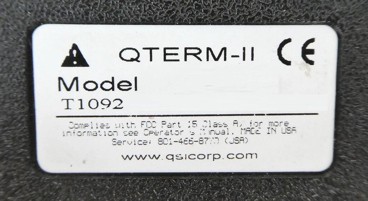 Used Fortrend Engineering T1092 Robot Teach Pendent QTERM-II SCARA Working Spare