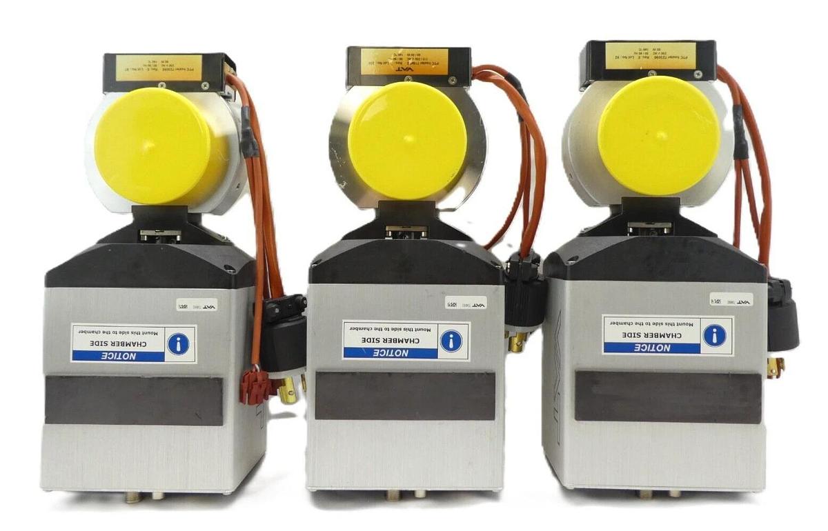 Used VAT 61234-KAGQ-BFT2 HV Butterfly Control Vacuum Valve Reseller Lot of 3 Working