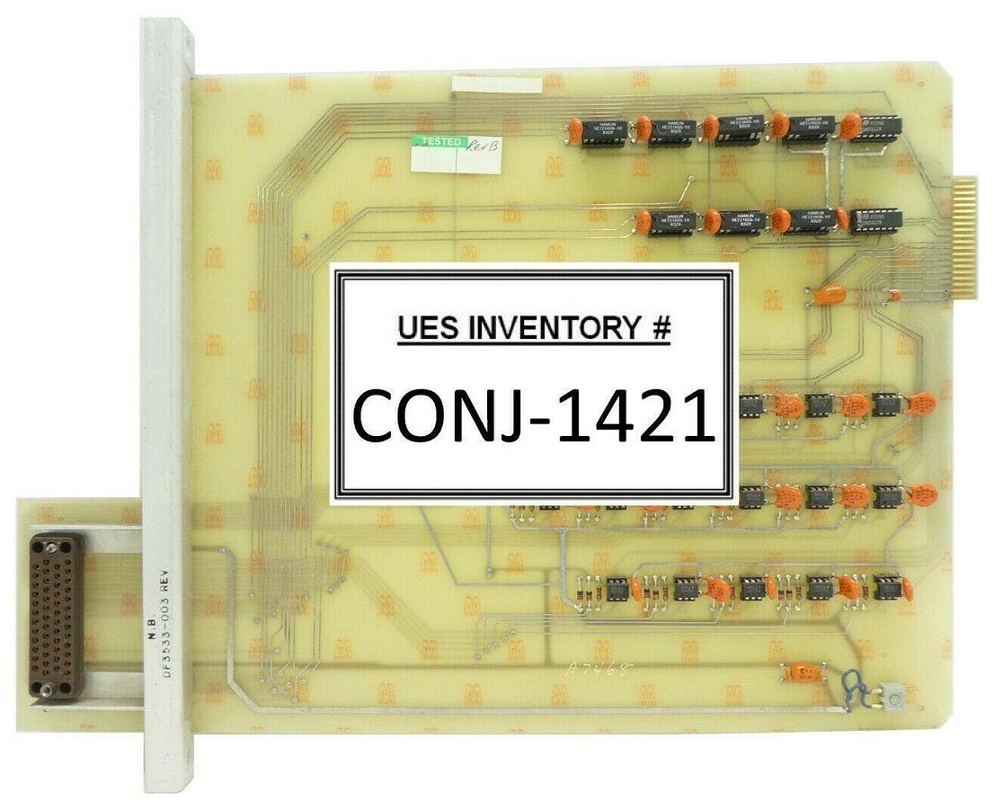 Used Varian Semiconductor VSEA E-F3849001 Isolation Interlock PCB Rev. B Working