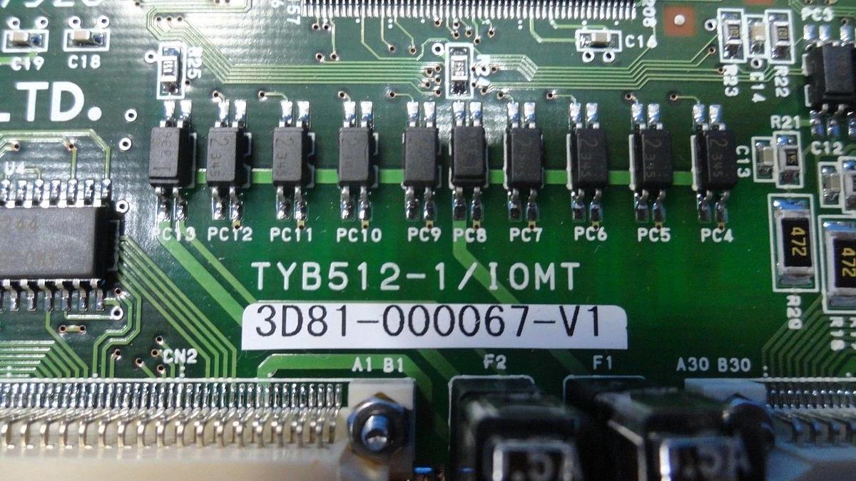 Used TEL Tokyo Electron 3D81-000067-V1 Power Supply PCB Card TYB512-1/IOMT T-3044SS