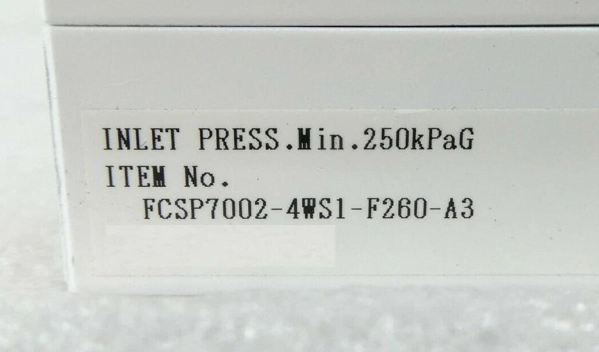 Used Fujikin FCSP7002-4WS1-F260-A3 Flow Control System P7000 TEL Tokyo Electron Spare