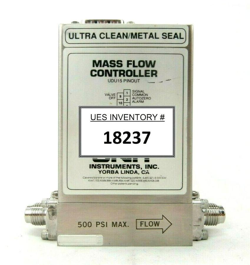 Used UNIT Instruments UFC-8160 Mass Flow Controller MFC 200 SCCM Ar Working Spare