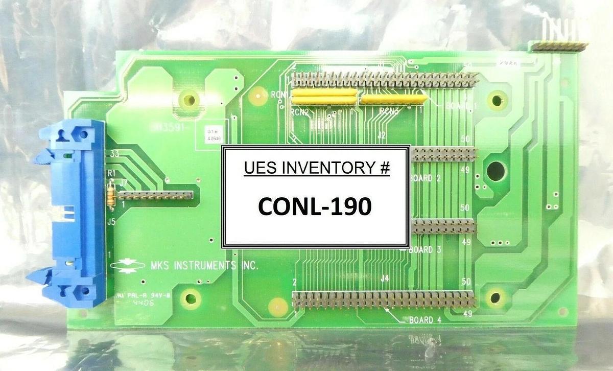 Used MKS Instruments 113591-G1-E Backplane Board PCB Card 113590-C AMAT Working Spare