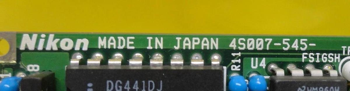 Used Nikon Precision 4S007-545 Sensor Analog Board EXX-FC2-SNS NSR Working