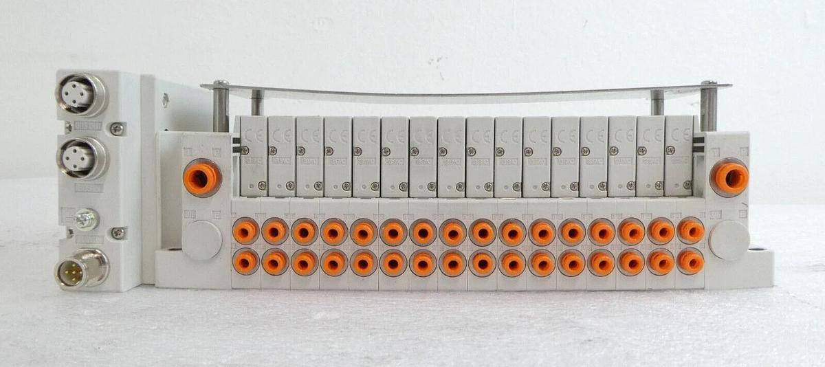Used SMC SS5Y3-DUQ00524 16-Port Ethercat Pneumatic Manifold AMAT Lot of 3 Working