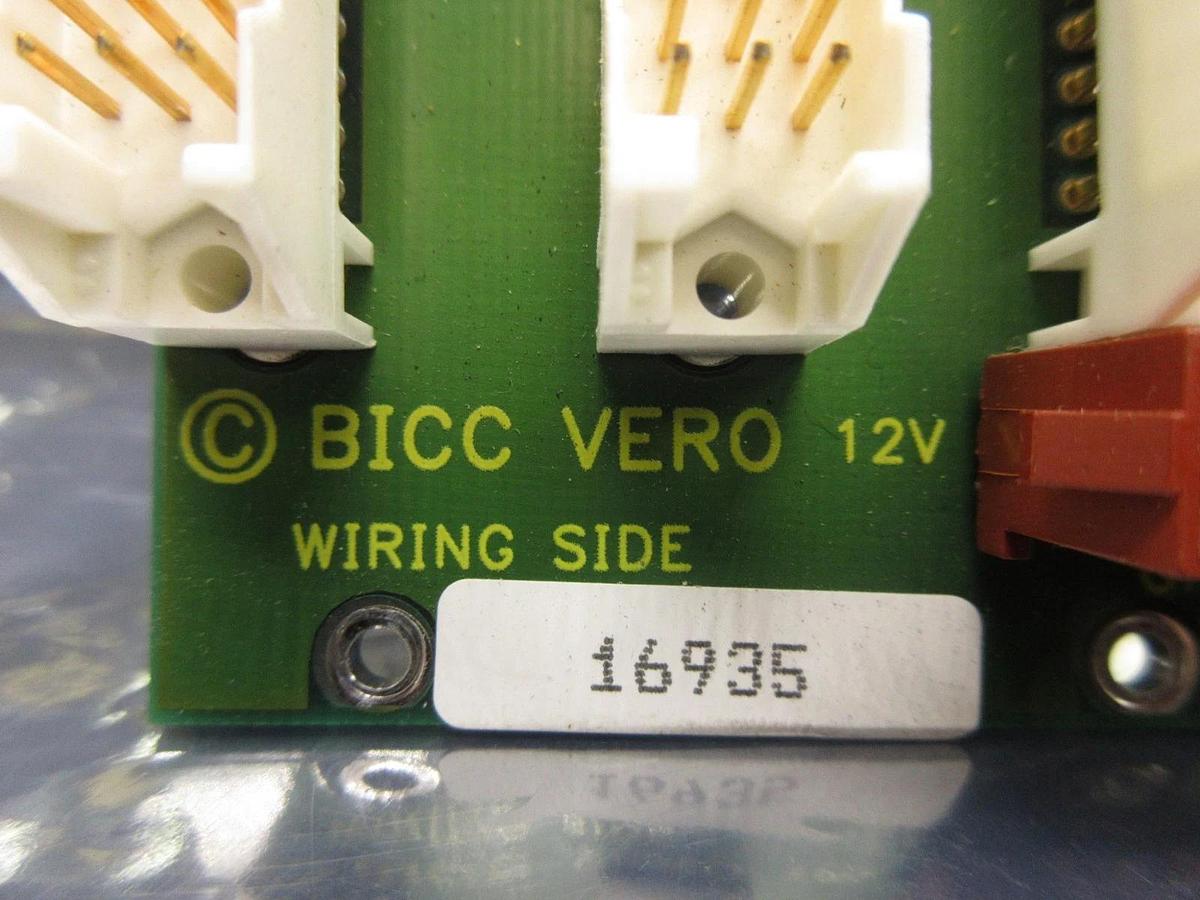 Used BICC VERO 243-39122C VME I/O Channel Backplane Board PCB Ultratech Stepper Used