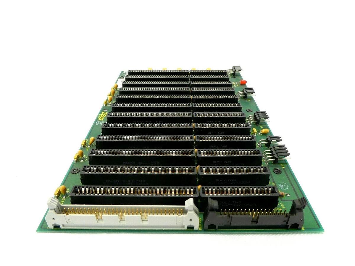 Used I-Bus Systems 100960 12-Slot Backplane PCB Tencor Instruments 143570 Working