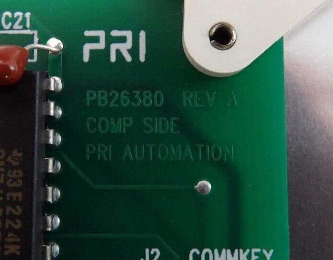Used PRI Automation BM26380 Keyboard & Slave Control PCB Card PB26380 Brooks Working