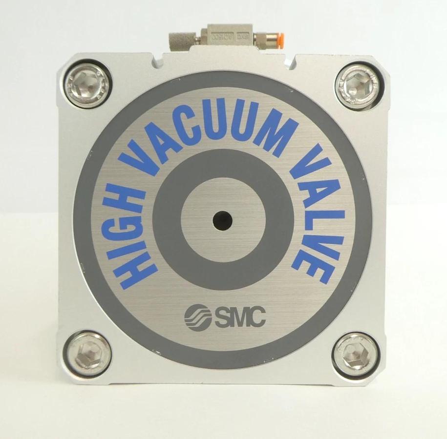 Used SMC XLA-80-X741 High Vacuum Angle Valve Vacuum Series Working Surplus