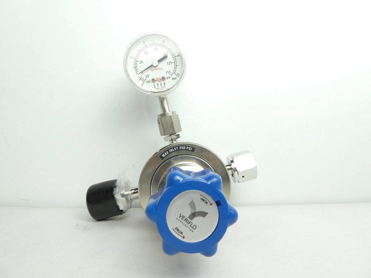 Used Parker 45200931EV Regulator Valve w/ Gauge SQ420E100W3PVXFS8FMF Used Working
