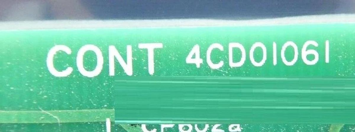 Used Hitachi Kokusai Denki 4CD01061 Relay Board PCB CONT Mikro Sonic Working Surplus