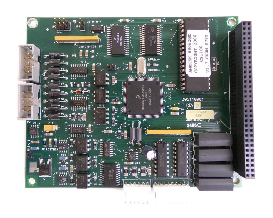 Used Ametek Process Instruments 305110901 Processor PCB CG1102 O2 Analyzer Working