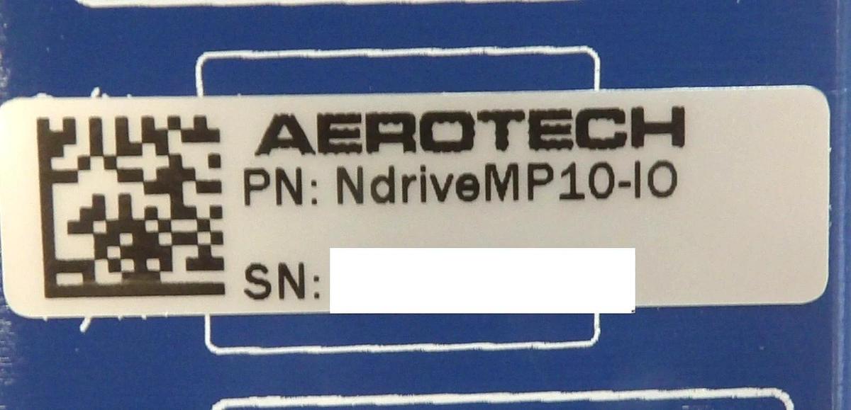 Used Aerotech NdriveMP10-IO Networked Digital Servo Amplifier A3200 MP Working