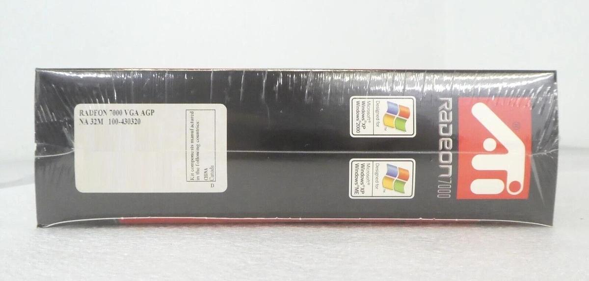 Used ATI Technologies 100-430320 Radeon 7000 VGA AGP 32 MB DDR Reseller Lot of 14 New