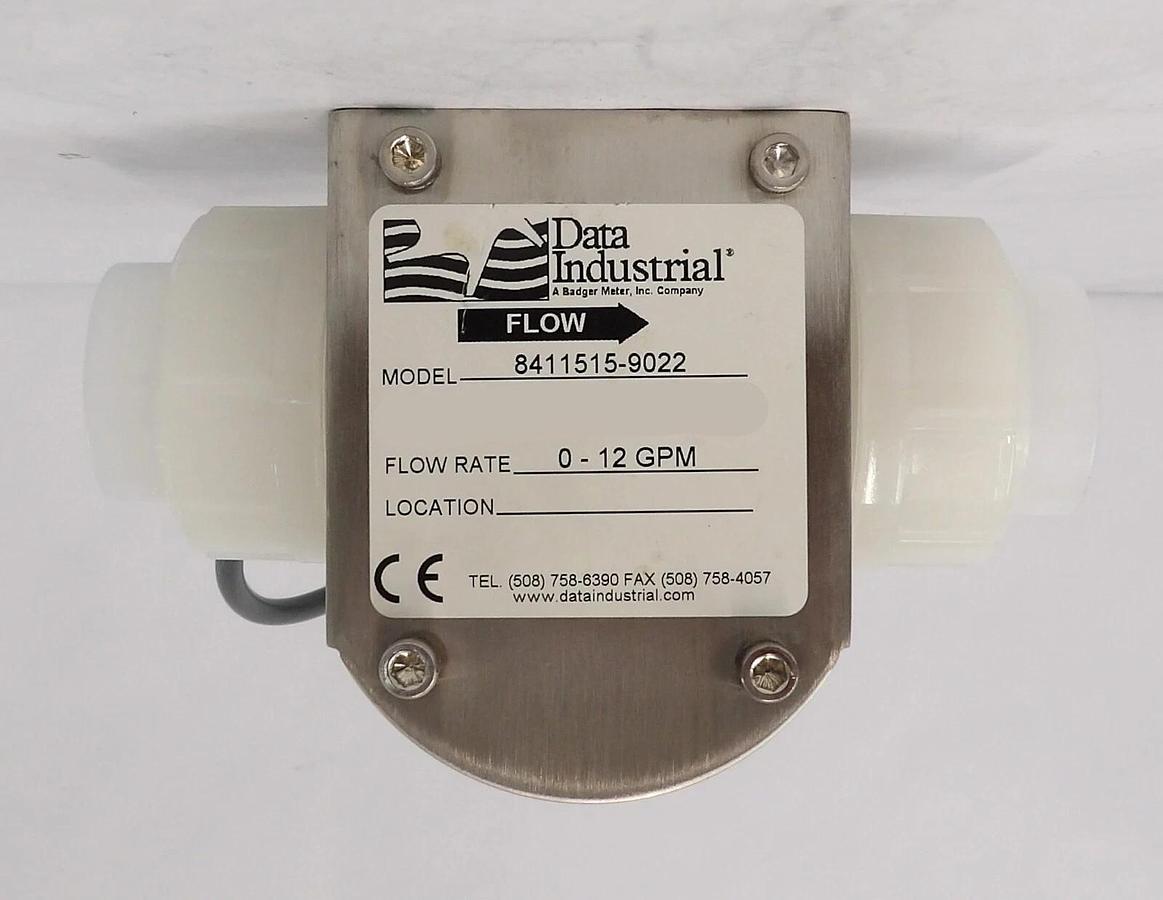 Data Industrial 8411515-9022 Flow Sensor 0-12 GPM Reseller Lot of 6 New Surplus