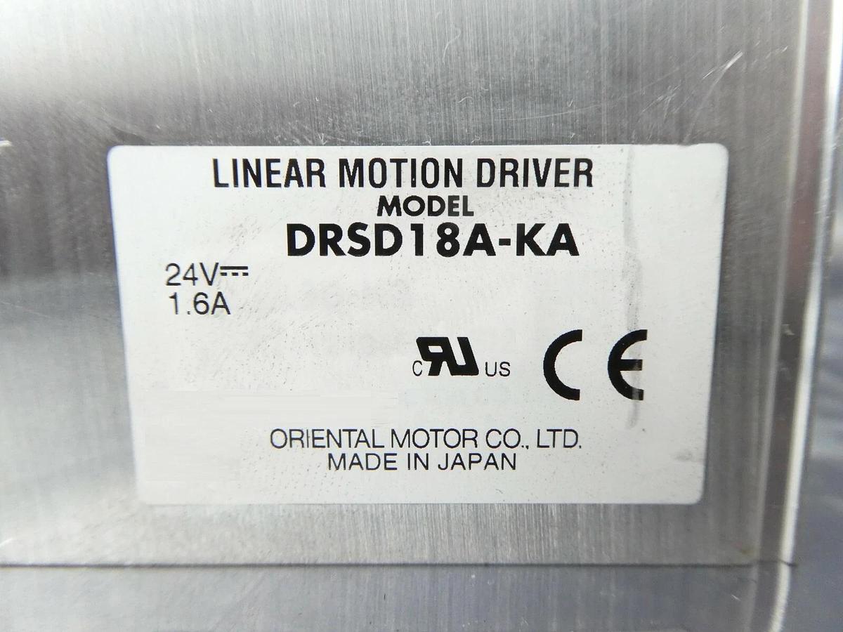 Used Oriental Motor DRSD18A-KA Linear Motion Driver Lot of 2 Rudolph F30 Working