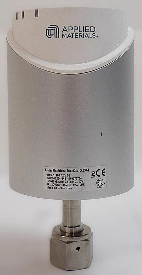 Used Inficon CG045 Capacitance Gauge Baratron AMAT 0190-51403 Lot of 2 New Surplus