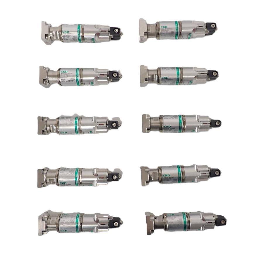 Used CKD MAGD-10R-AT2 Pneumatic Diaphragm Valve AGD-R Series Lot of 10 Working