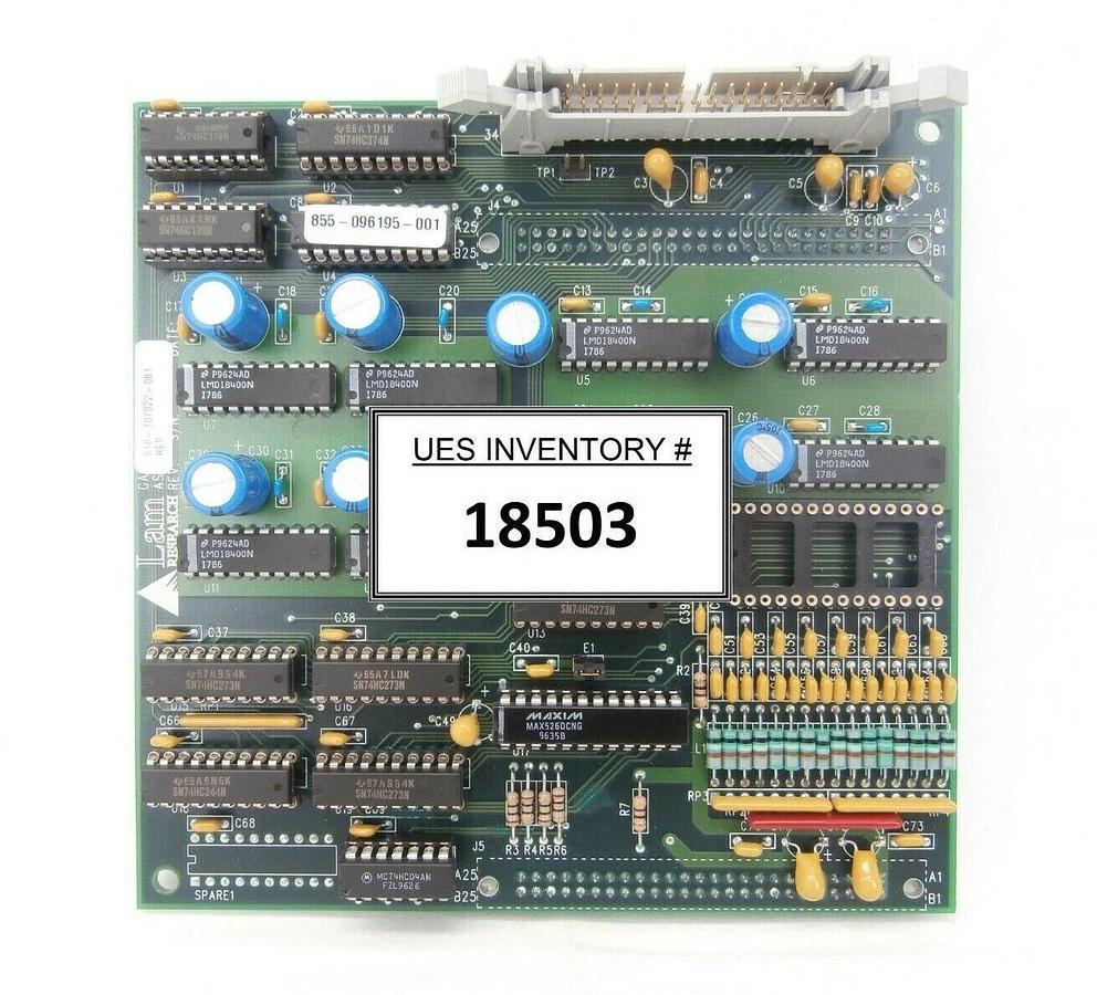 Used Lam Research 810-707022-001 Gas Box Expansion Board PCB Continuum Working Spare