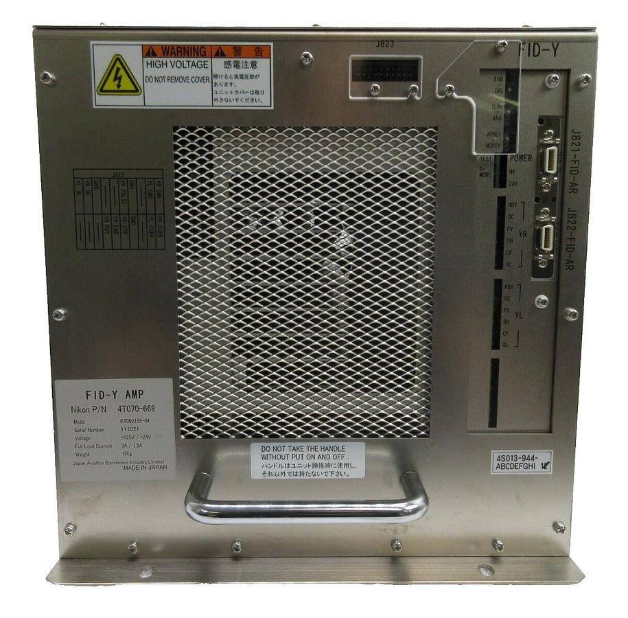 Used JAE Japan Aviation Electronics KT002155-04 FID-Y Amp Nikon NSR 4T070-668 Working