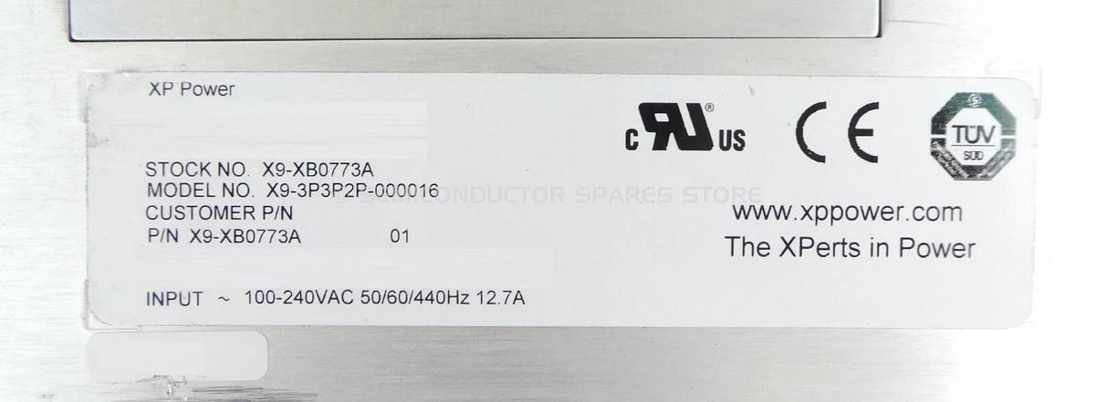Used XP Power X9-XB0773A Power Supply fleXPower X9-3P3P2P-000016 AB Sciex MDS Working
