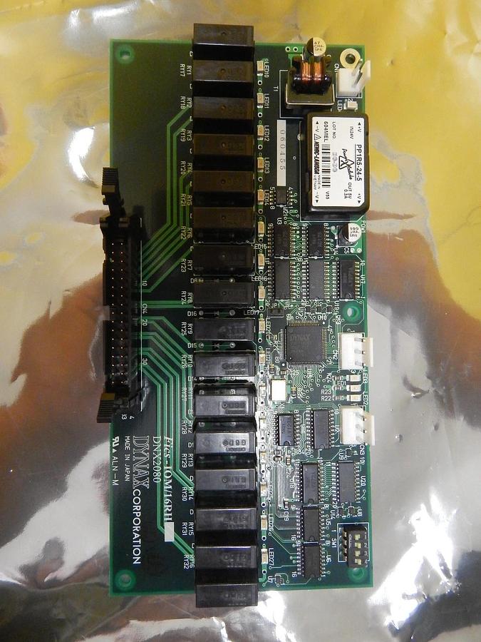 Used Dynax DNX2080 Terminal Relay Board PCB Fics-IOM/16RH TEL T-3044SS Used Working