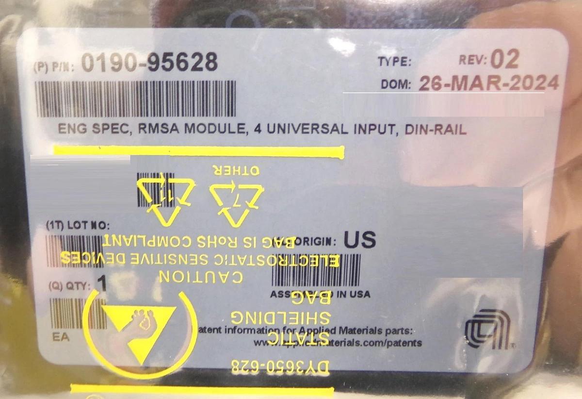 AMAT Applied Materials 0190-95628 RMSA Module Lot of 2 New