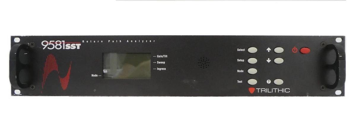 Used Trilithic 9581SST Return Path Analyzer with Traffic Option Spare Surplus