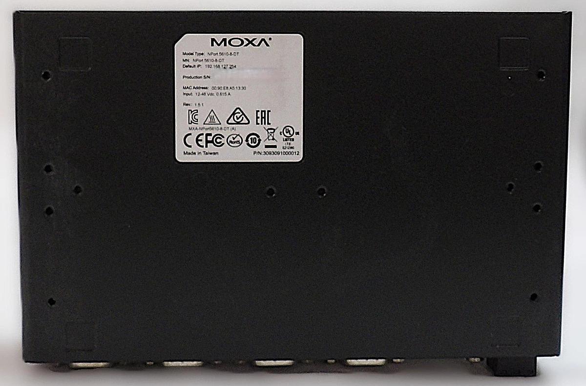 Moxa 3093091000012 8-Port Serial Device Server Nport Lot of 2 New