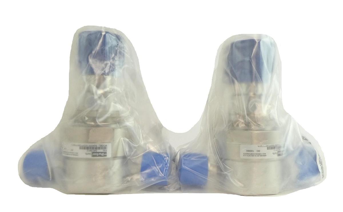Parker 54016412 Manual Regulator Valve SQ420E1002PFS8FFPMPA Lot of 2 New