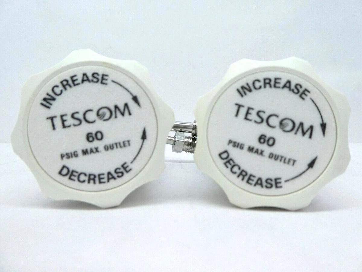 Used Tescom 74-24V1KR920-071 Manual Regulator 74-2400 Reseller Lot of 2 Working Spare