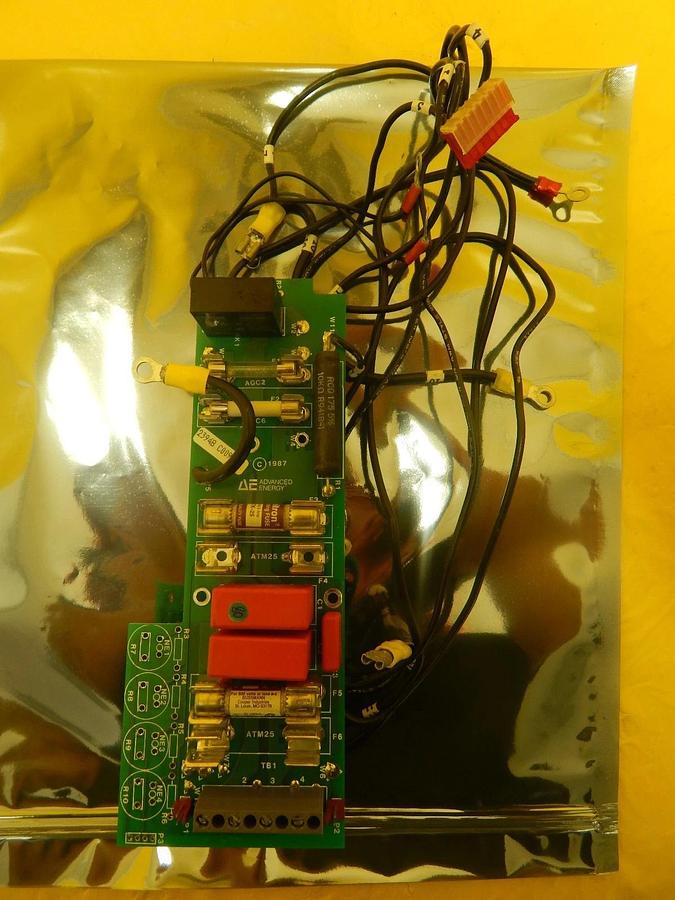 Used AE Advanced Energy 5252201 Fuse Relay PCB Board 2302201-C Used Working