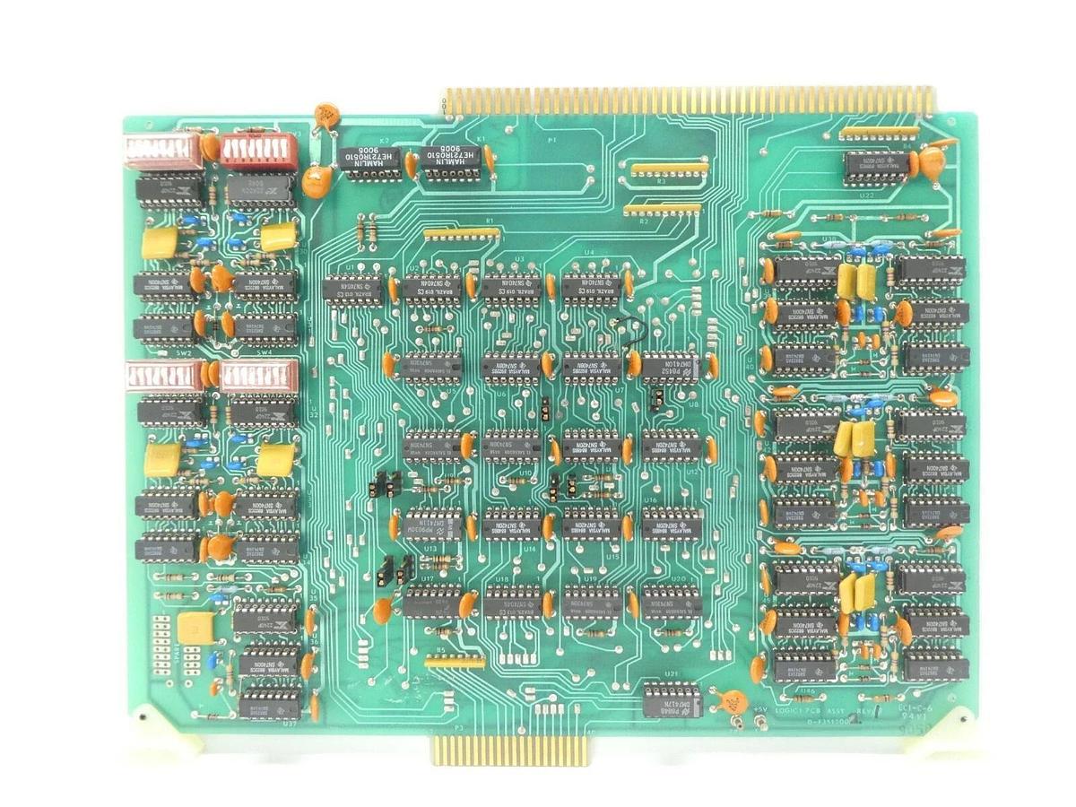 Used Varian Semiconductor VSEA D-F3513002 Logic 1 PCB Card Rev. 1 Working Surplus