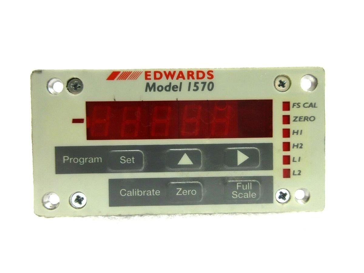 Used Edwards W60730000 Pressure Monitor 1570 Analog Out 100V Working Surplus