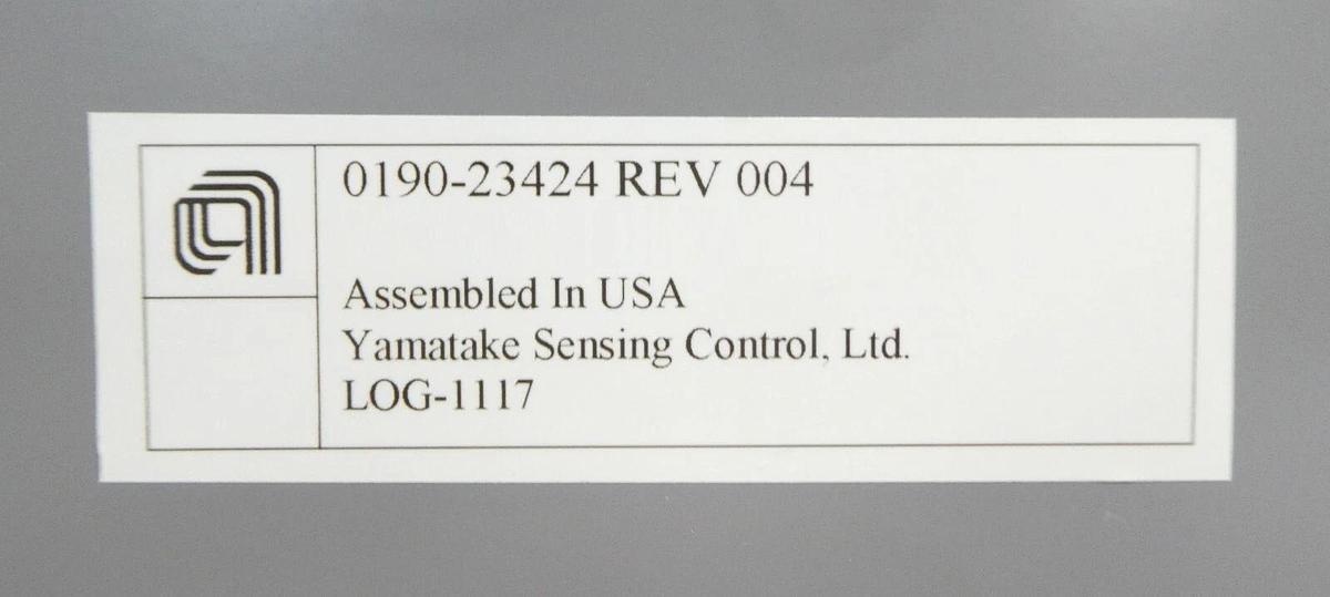 Used Yamatake LOG-1117 Temperature Controller AMAT 0190-23424 Working Surplus