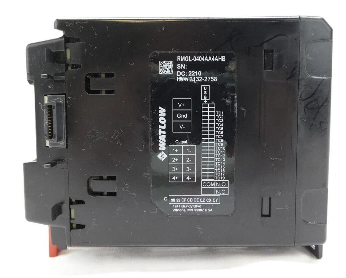 Used Watlow RMGL-0404AA4AHB LVP Temperature Controller 0195-15821 Lot of 2 Working