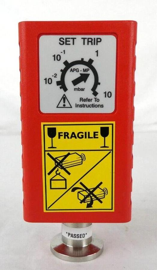 Used Edwards D02187000 Active Pirani Vacuum Gauge APG MPB/15V/NW16 ST/ST Lot of 2