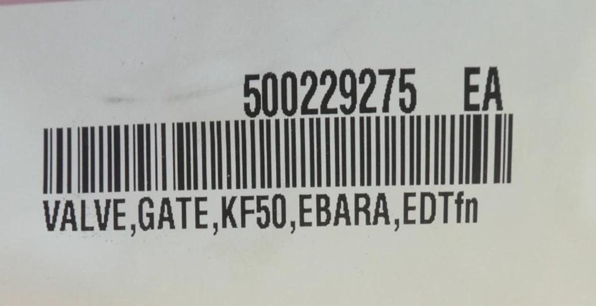 Ebara Technologies 943195 Gate Valve KF50 ETDfn IPN 500229275 New Surplus
