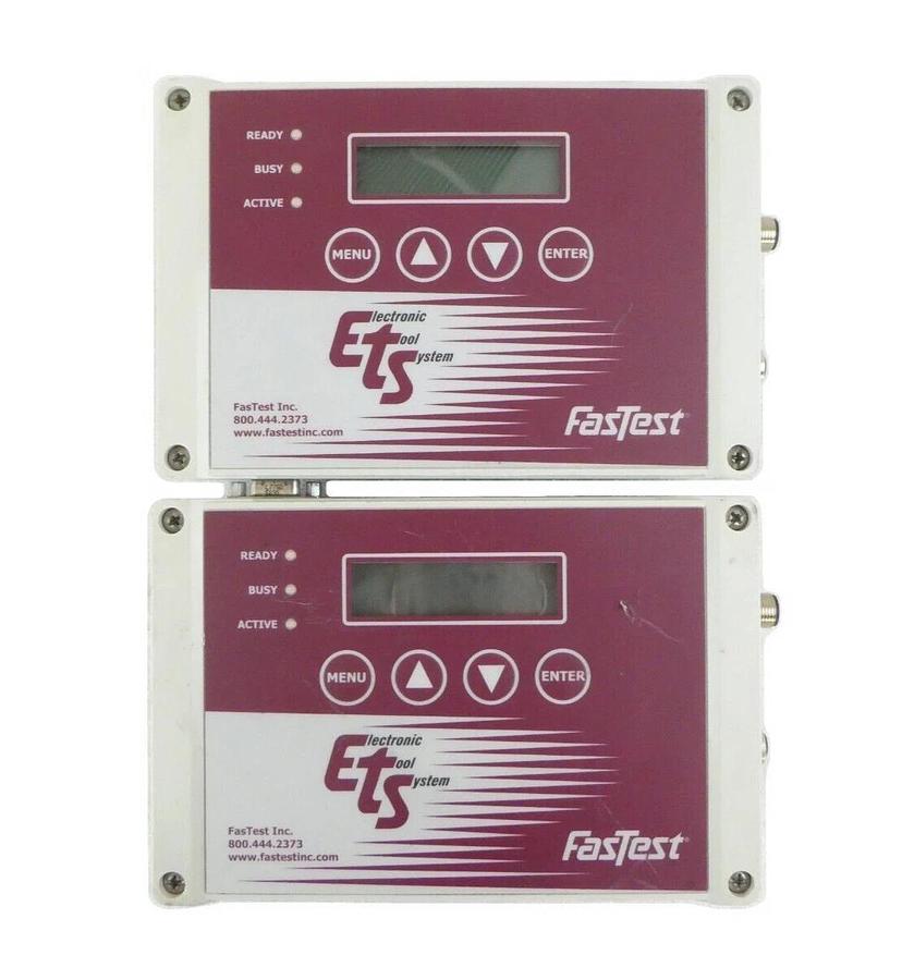 Used FasTest ETSC300 Leak Test Controller ETS Electronic Tool System Lot of 2 Working