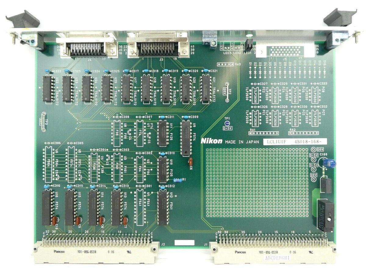 Used Nikon 4S018-168 Inferometer LC IF PCB Card LCLIUIF NSR Series Working Surplus