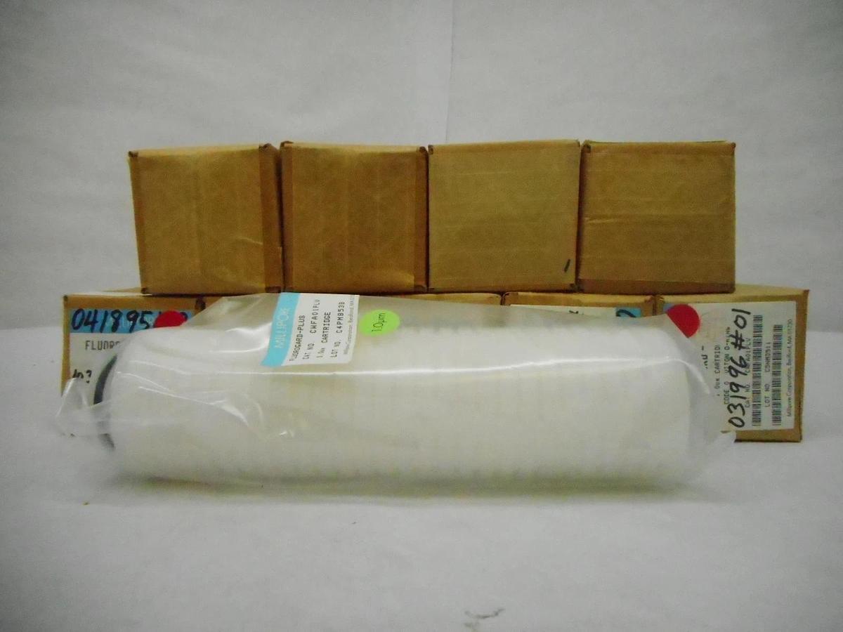 Millipore CWFA01PLV Filter Cartridge 1.0µm FLUOROGARD-PLUS Reseller Lot of 9 New
