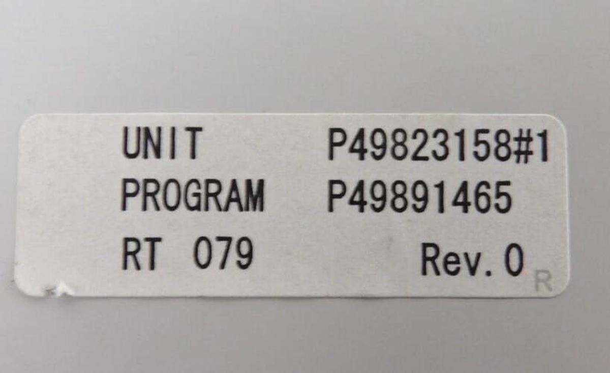 Used SMC P49822127 Thermo Chiller Unit Program DCA PCB P49823158 Working Spare