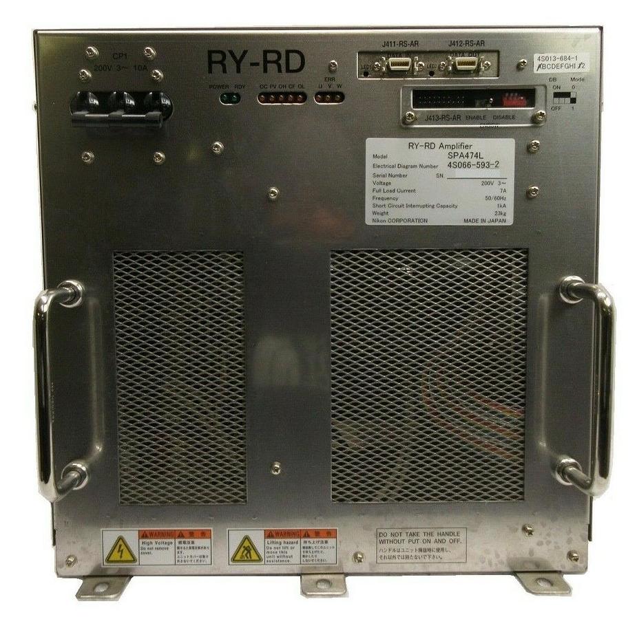 Used Nikon 4S066-593-2 RY-RD Amplifier Module SPA474L 4S013-684-1 NSR Series Working