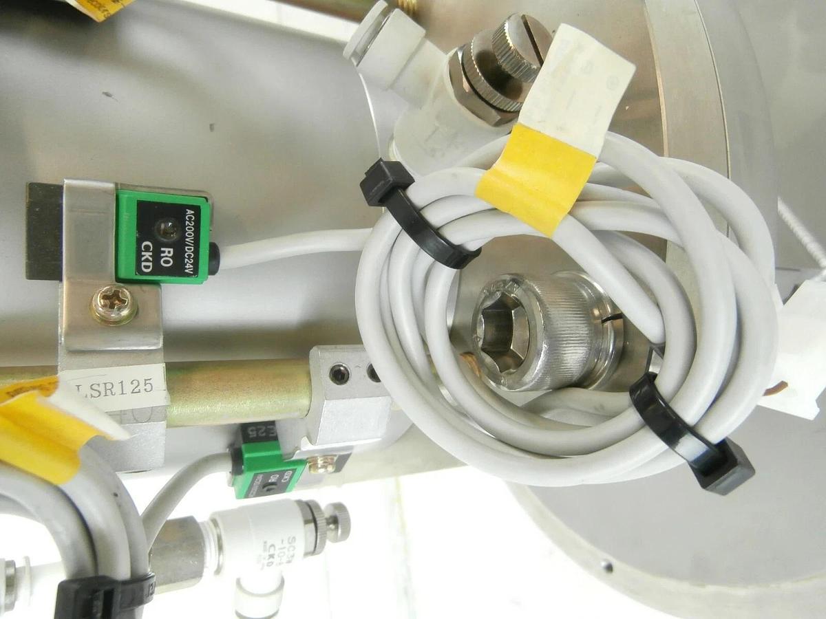 Used CKD SCS-LNW-FA-140-B52.5-N11.5-HL24919 Pneumatic Cylinder Chamber Wafer Chuck