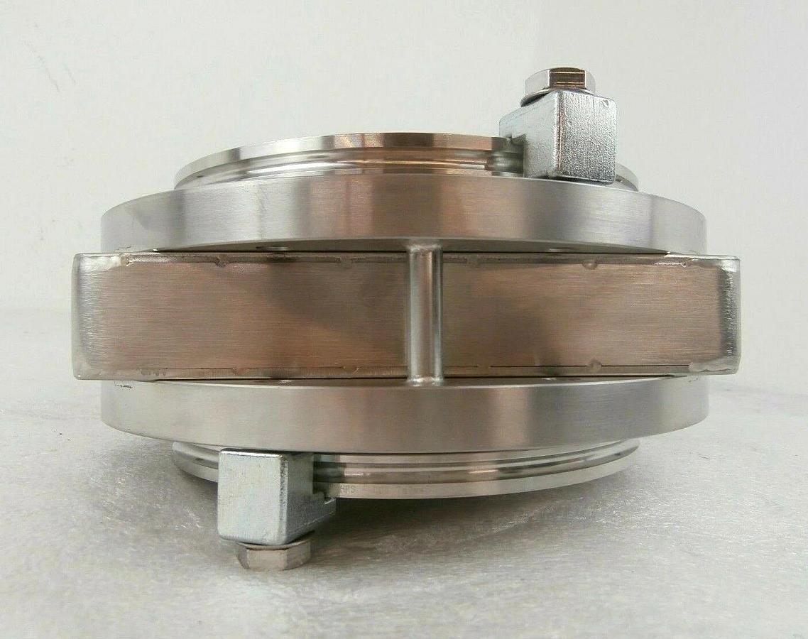 Used Edwards NGW416000 Pneumatic Gate Valve Copper Cu Exposed Working Spare