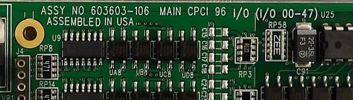 Used Delta Tau Systems 603603-106 Main CPU 96 I/O PCB Card AMAT 0190-15384 New Spare