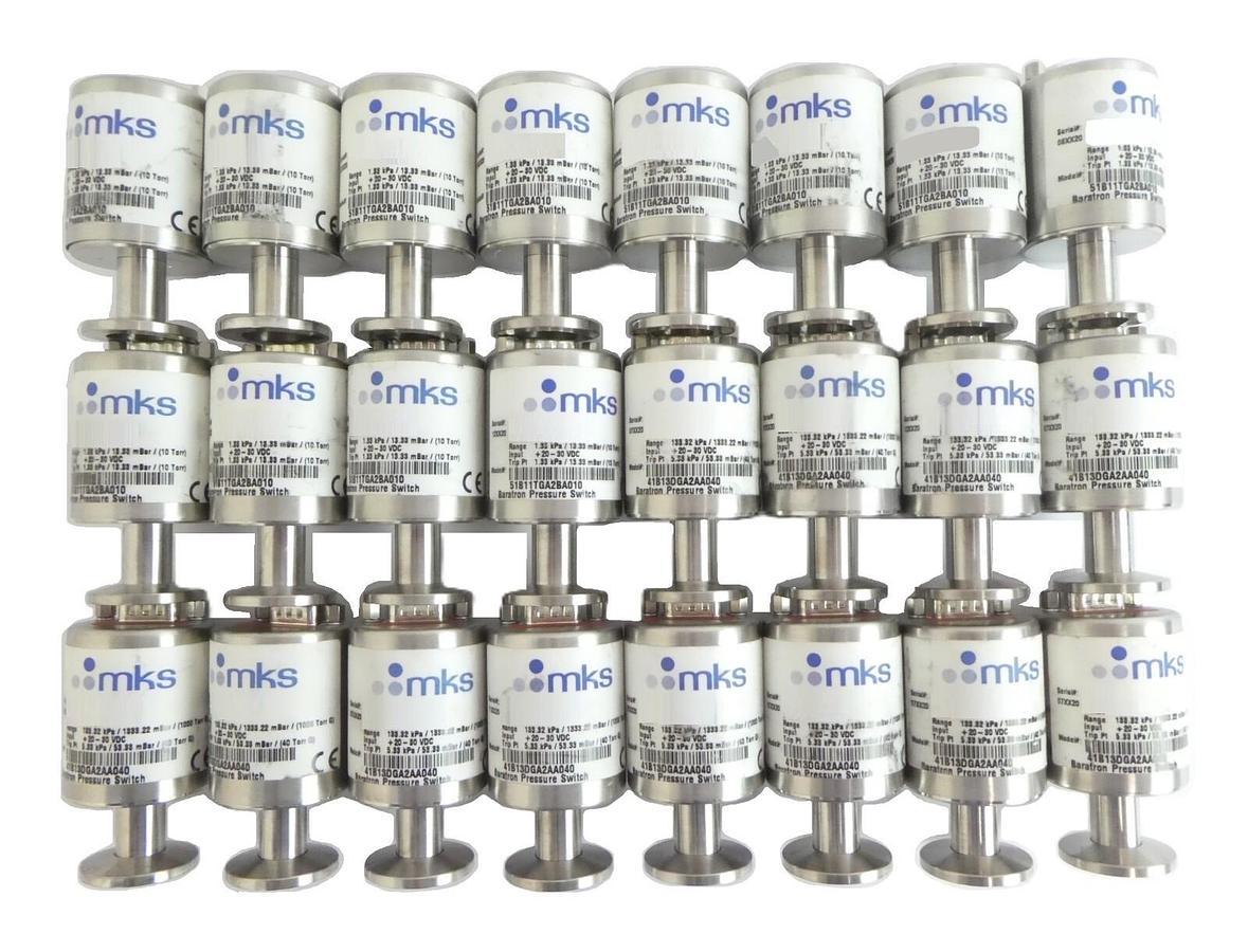 Used MKS Instruments 51B11TGA2BA010 41B13DGA2AA040 Pressure Switch Lot of 24 Working