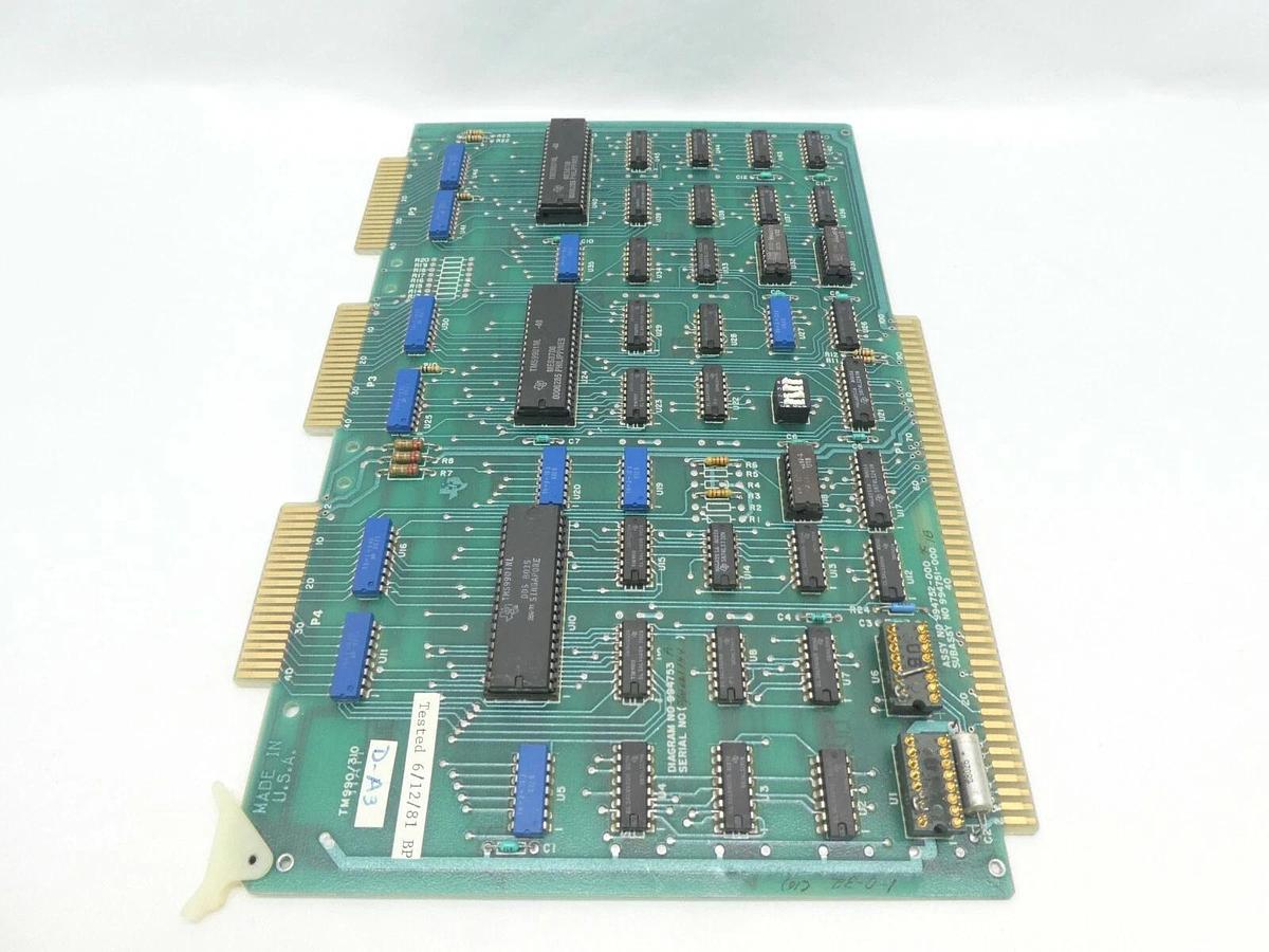 Used Texas Instruments 994752-000 I/O Module PCB Card TM990/310 Working Surplus