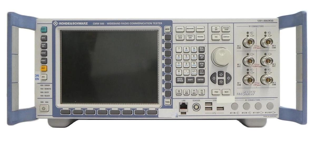 Used Rohde & Schwarz 1201.0002K50 Wideband Radio Tester CMW 500 Working